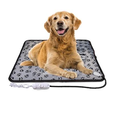 China Hot Sale Waterproof Anti-bite Temperature Adjustable Pet Electric Blanket Animal Heating Pad For Dog Cat for sale