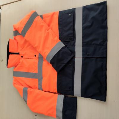 China Tela 100% del poliéster 300D Oxford del ANSI hola Vis Waterproof Jacket reflexivo 180g en venta