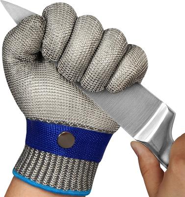 China Roestvrij staal 316 A5-ANSI van Metaalmesh gloves for cooking EN388 Te koop