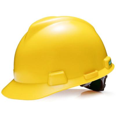 Chine Casque jaune 64cm de travailleur de la construction d'ingénierie d'ABS de HPPE à vendre