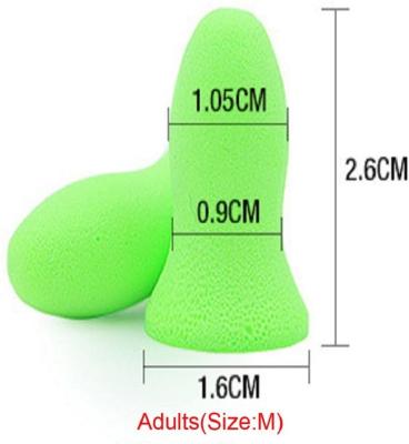 China PU Foam Reusable 30db Soft Ear Plugs With Cord Slow Rebound for sale