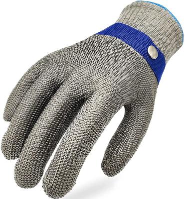 China De slachtingsveiligheid sneed Bestand het Voedselrang van Metaalmesh gloves 225g Te koop