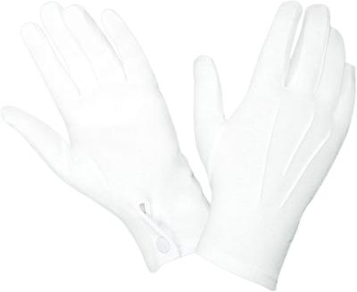 China 100% Nylon Cotton Hand White Parade Gloves 10.2 Inches for sale