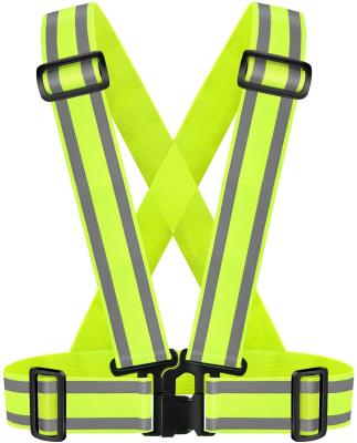 China EN ISO 20471 Motorcycle High Visibility Reflective Safety Vest 42*52cm for sale