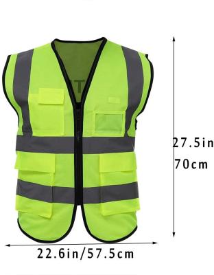 China El poliéster hola Vis Waterproof Jacket Reflective Safety concede EN20471 ANSI 107 en venta