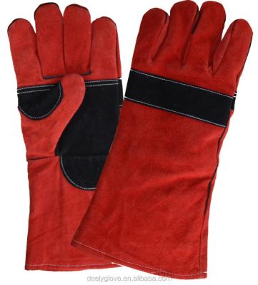 China Full Lining Elbow Length Heat Protection Gloves TIG Welding 250C 482F for sale