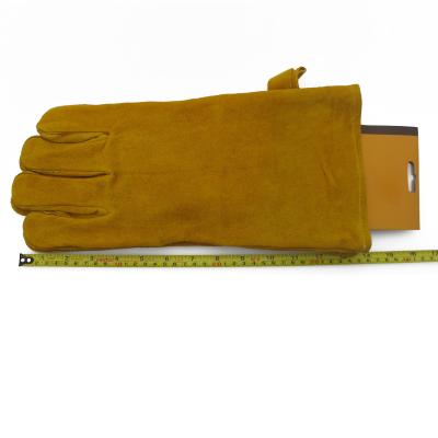 China 1.2mm Cowhide Leather Grill Oven Mitts 662F for sale