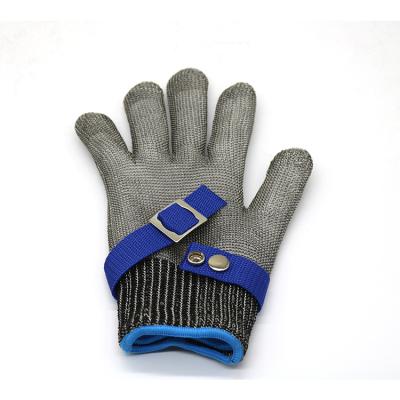 China NIVEAU 9 van slagersrustproof steel Mesh Gloves For Kitchen Cutting Te koop