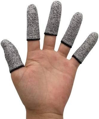 China EN420 EN388 schnitt beständige Handschuhe planieren 5 HPPE-Zeigefinger Pinky Anti Cut Finger Protector zu verkaufen