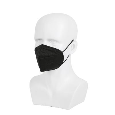 China Niet Geweven 4ply-Katoenen Beschikbaar Zwart Gezichtsmasker 17.5*9.5cm Te koop