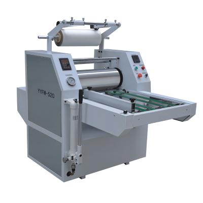 China YYFM-520 Hydraulic High Speed ​​Single Side BOPP Roll Film A3 Thermal Laminating Machine for sale