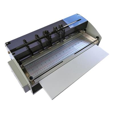 China Printing Stores H500 Desktop Electric Paper Creasing And Perforating Machine for sale