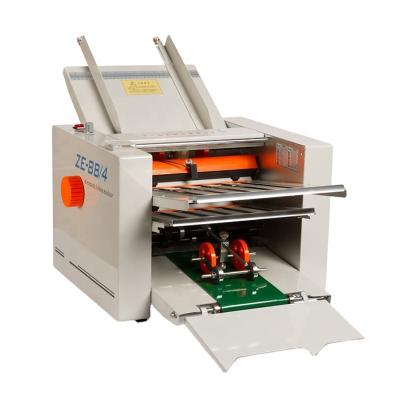 China Automatic Electric Height Paper Folding ZE-8B/4 A3 Paper Folding Machine for sale