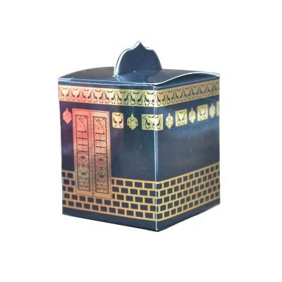 China Lastest Paper Customized Eid Decoration Hajj Gift Box For Eid Mubarak for sale