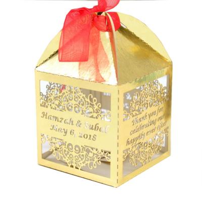 China Wedding/Christmas/Party/Chinese New Year Laser Cut Arabic Wedding Favors Wholesale Islamic Wedding Favors, Islamic Wedding Favor Box 2022 for sale