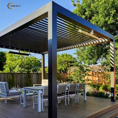 China Pergola Aluminium Outdoor Parts Pool Louvered Aluminum Pergola Screen Outdoor Aluminum Pergola Patio Screen for sale