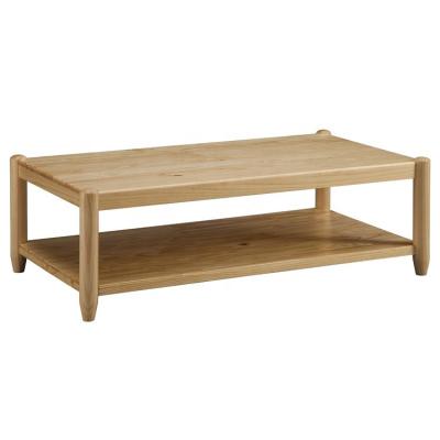 China Wholesale modern solid wood pine ware rectangle center coffee table solid wood pine for living room, end table for sale