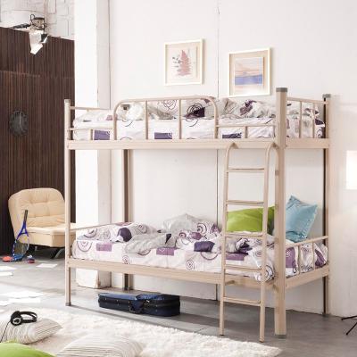 China Wholesale High Quality K/d Metal Adult Bunk Bed With Wire Mesh Deck For Dormitory for sale