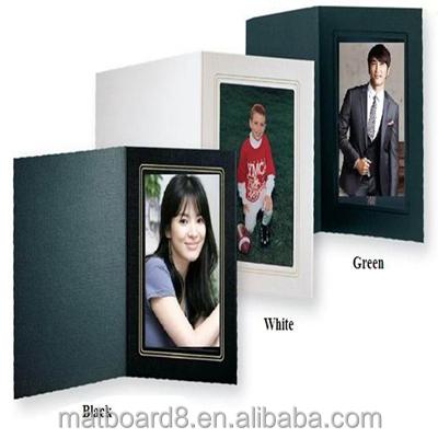 China Wholesale Square Wedding Photo Album \ Presentation Photo Black Paper Folder for sale