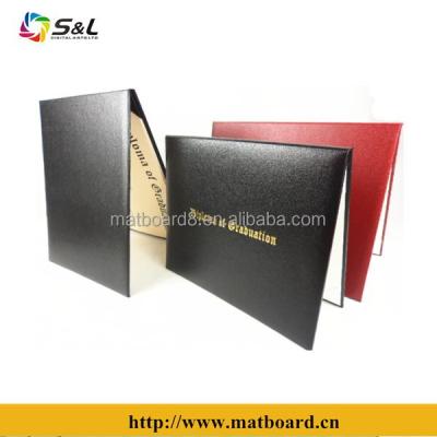 China Various Leather Diploma Cover Certificate Leather Case for sale