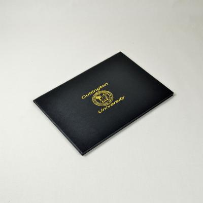 China paper & 2019 Cardboard Factory OEM Leather Cover Diploma/Wholesale Certificate Holder For Graduation for sale