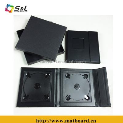 China Handmade elegant leather wedding cd/dvd cover for sale