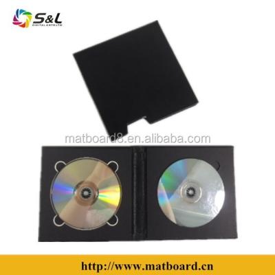 China Wedding CD Disc Or Photo Fancy Holder Disc Memory Cd Case DVD Safety Leather Storage Box For Wedding Gift for sale