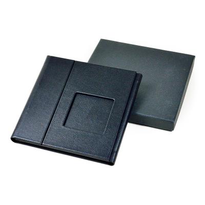 China High Quality Handmade Leather CD/DVD Cover CD Disc Protector Album For Wedding Gift for sale