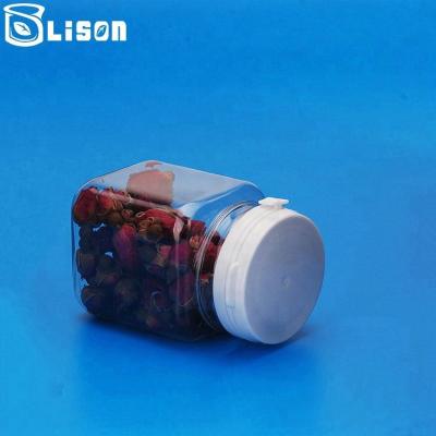 China Bean Outside Size 58*58*81mm Pet Container Manufacturers for sale