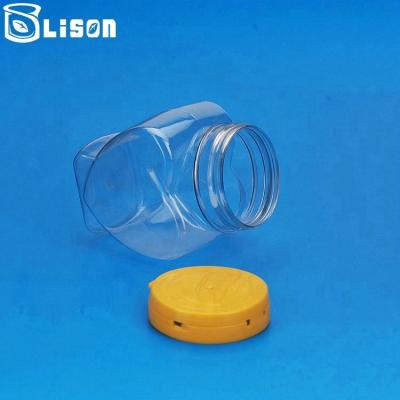 China bean factory supplier packing cheap empty plastic bottle container bpa sealed fondant jars for sale