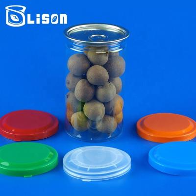 China Bean Durable Cheap Price 375ml BPA Free Longan Plastic Jar for sale