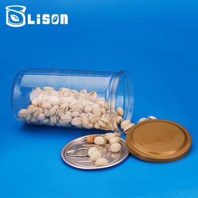 China 307# 800ml Plastic Bean Pet Jars Containers Packaging For Organic Quinoa for sale