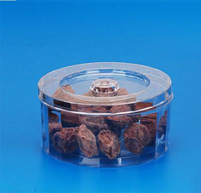 China Sweet bean candy chocolate snack drop proof design in mold labeling iml food grade plastic packaging box for sale