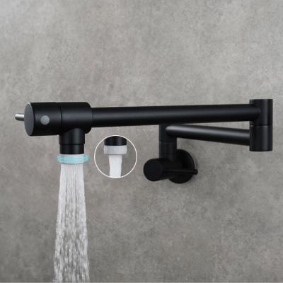 China Brass Thermostatic Kitchen Faucet Wall Mount Home Kitchen Sinks And Faucets With 2 In 1 Kitchen Faucet for sale