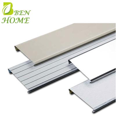 China Artistic Ceilings Plain S Shaped Aluminum Ceiling Strip 150mm Guangzhou Factory for sale