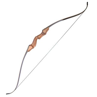 China Traditional archery durable professional wooden bow manipulations recurve archery for hunting recurve bow for sale