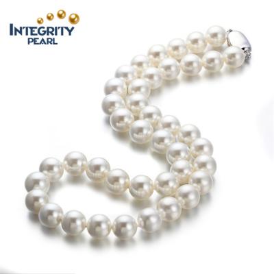 China BOHEMIA 10mm Sea Oyster Shell Imitation Pearl Necklace for sale