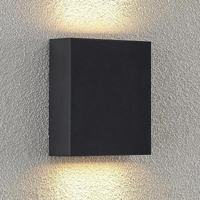 China PW1401 waterproof outdoor stair square 6w garden porch smd led wall mounted lighting through wall lamp for sale