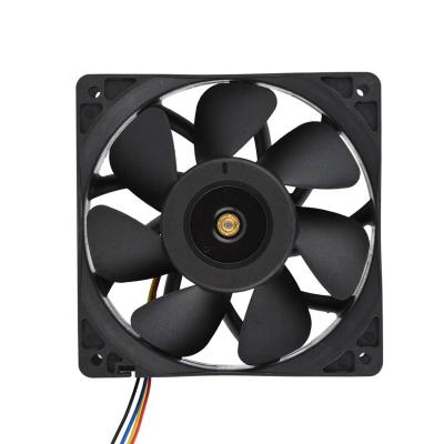 China Computer Case 12CM 12038 4 Pin Cooling Fan 12V 2.7A 6000RPM PWM Speed ​​Control Double Ball, Computer Brass Bearing Cases for sale