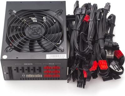 China Ultra-quiet PSU power supply module 95% high efficiency total support 6gpu. 2000W of ATX for sale