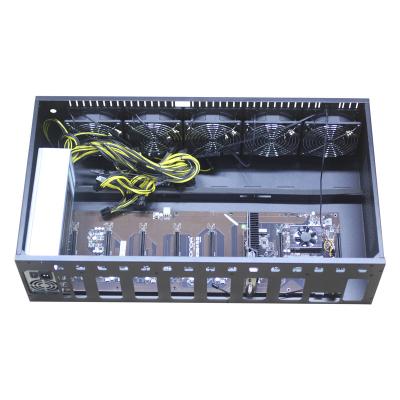 China With Fan Wholesale 8GPU Server Case With 3300W Power Supply Chassis With 70mm Spacing AK2980 GPU Motherboard For Server Case for sale