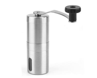 China WITH LID Mini Portable Manual Coffee Grinder Stainless Steel With Ceramic Burrs for sale