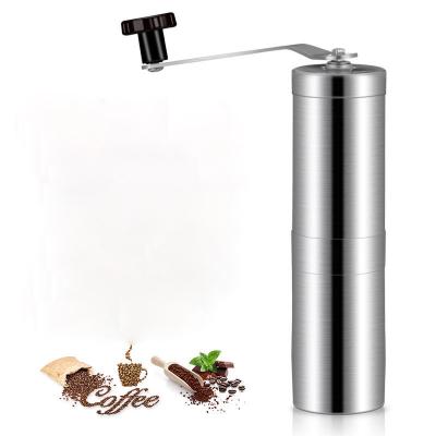 China WITH LID Manual Coffee Grinder Spice Grinder Stainless Steel Portable Coffee Bean Grinder for sale