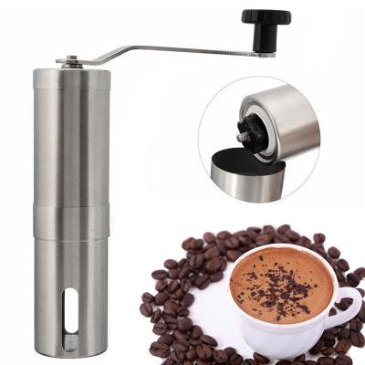 China WITH LID Professional Manual Grinder Home Kitchen Stainless Steel Portable Handheld Coffee Grinder for sale