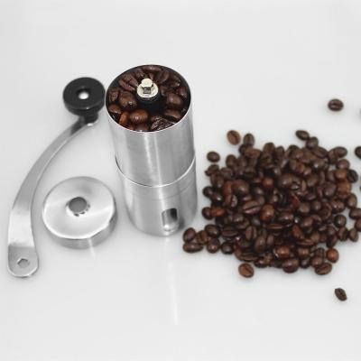 China WITH LID Mini Manual Coffee Bean Grinder Portable Manual Bean Grinder Ceramic Core for sale