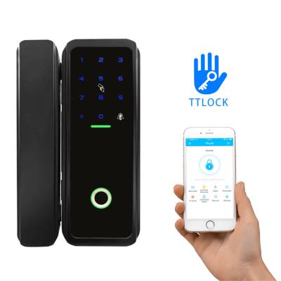 China Apartment YOU IT A9 Smart Fingerprint Door Lock WIFI Digital Glass Smart Door Lock for sale