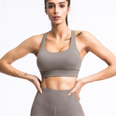 China Factory price breathable sports bra Breathability and nude comfort sports bra for yoga workout for sale