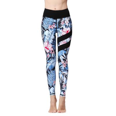 China Breathable High Waist Printing Yoga Pants For Women Sexy Yoga Women Gaiters Lift Up Ankle Length OEM Dropshipping for sale