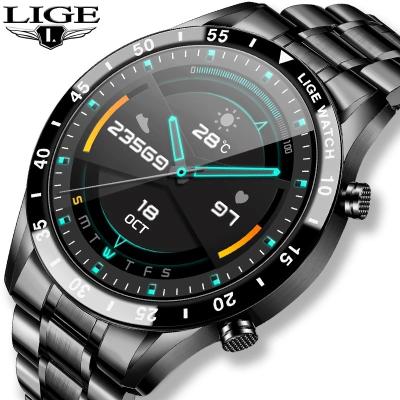 China 2023 LIGE Multifunctional Touch Screen Sports Fitness Tracker Full Watches IP67 Waterproof Men's Smart Watch Smartwatch for sale