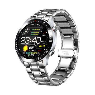 China Wifi OEM Steel Band New Waterproof Smartwatch Men Sport Watches Fitness Male Wristwatch For Men Synchronize for sale